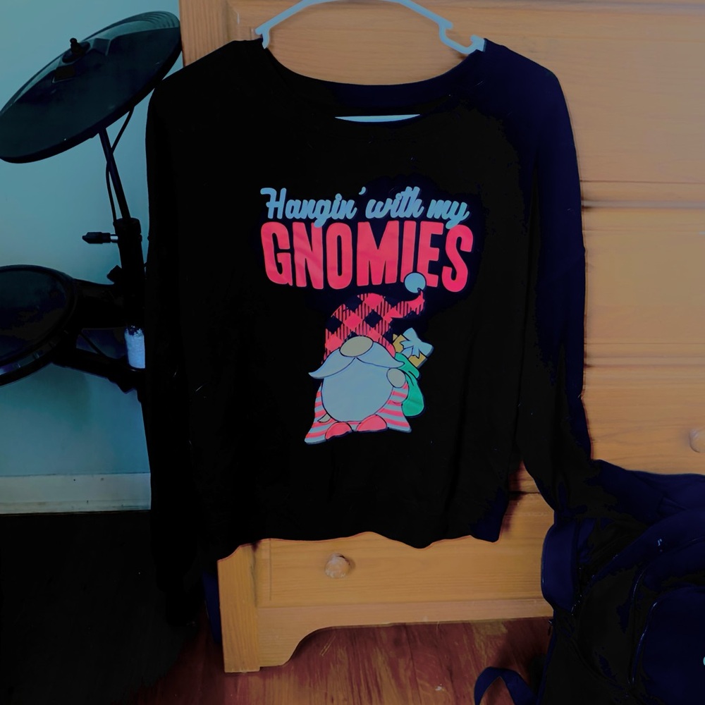 Black 'Hangin' with my Gnomies' Sweatshirt